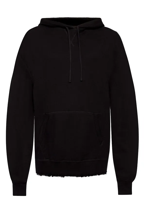 R13 Hooded sweatshirt Svart, Dam