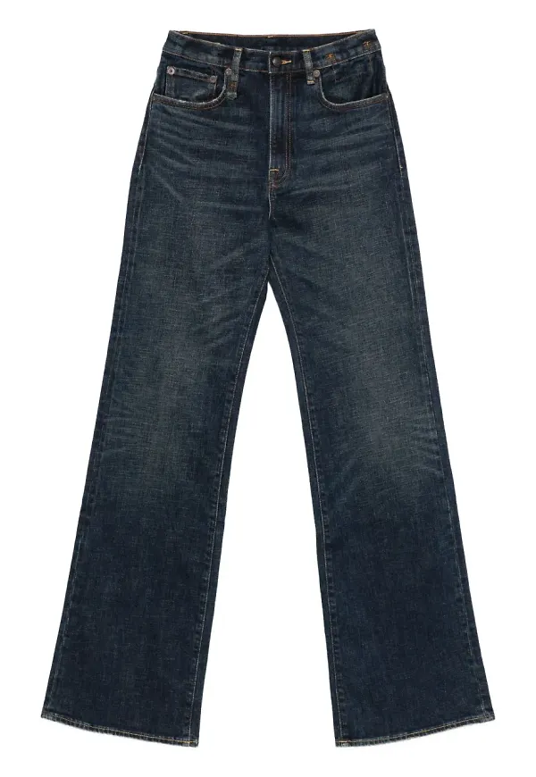 R13 jeans med hög midja - Blå