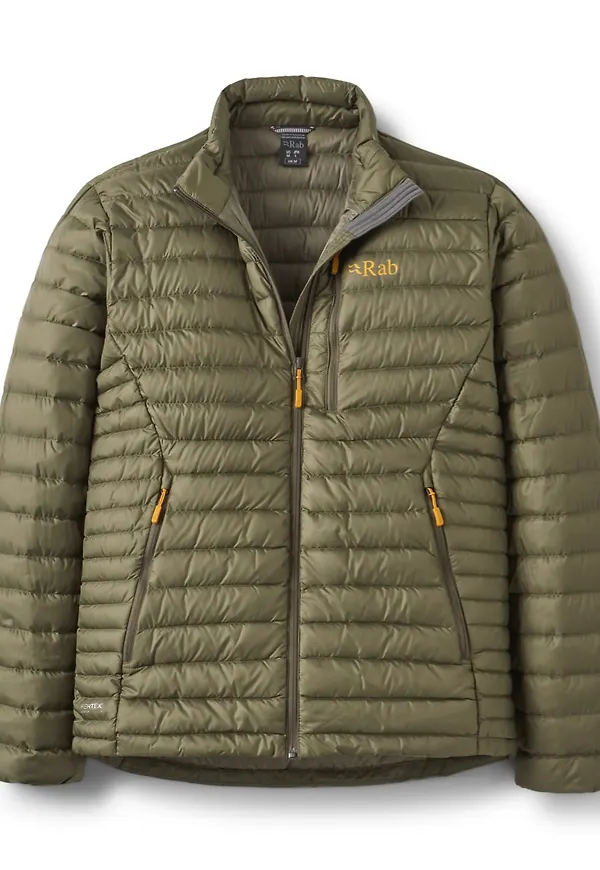 Rab Men's Microlight Down Jacket Light Khaki