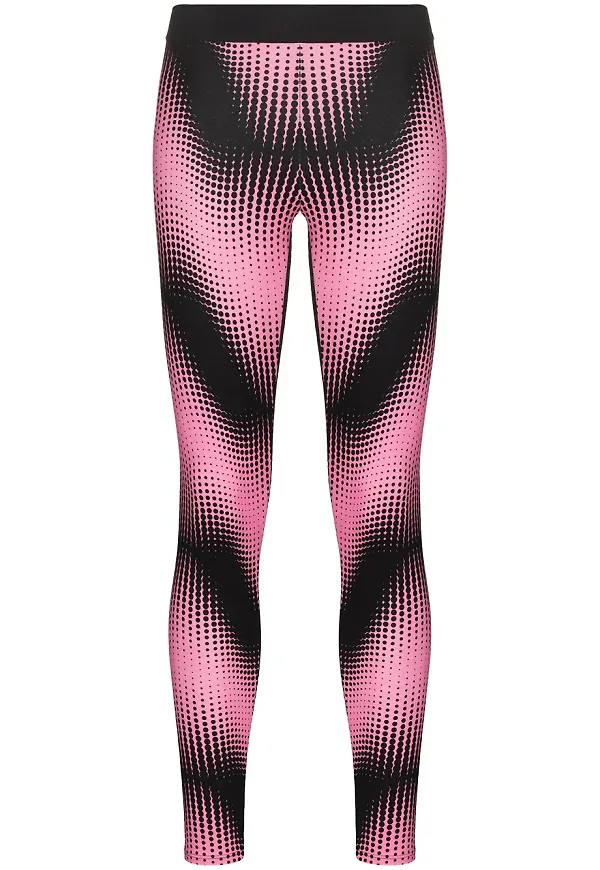 Rabanne leggings med abstrakt tryck - Rosa