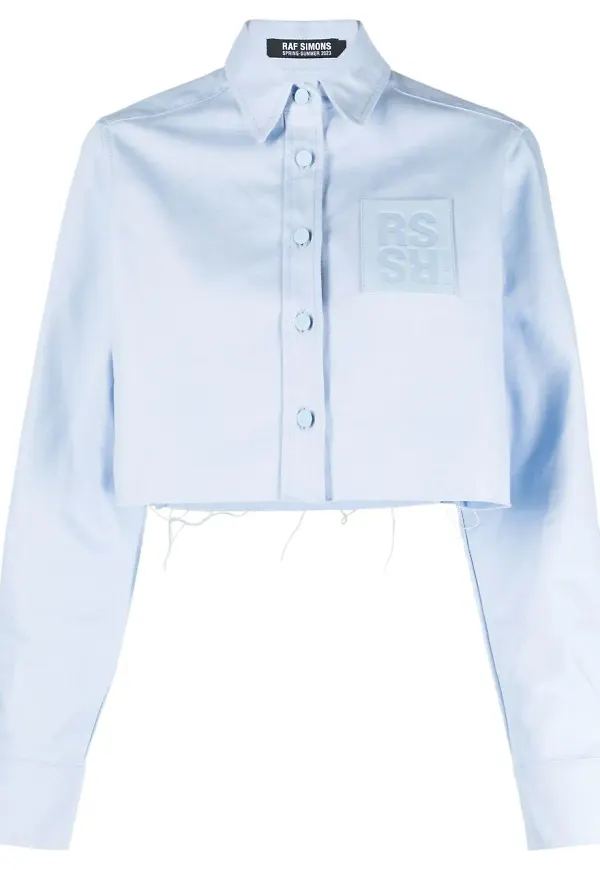 Raf Simons kort skjorta - Blå