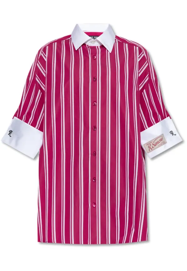 Raf Simons Oversize shirt Rosa, Dam