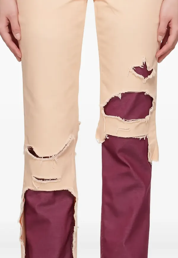 Raf Simons skiktade jeans - Neutral