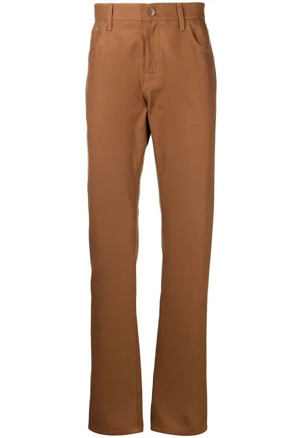 Raf Simons smala byxor - Brun
