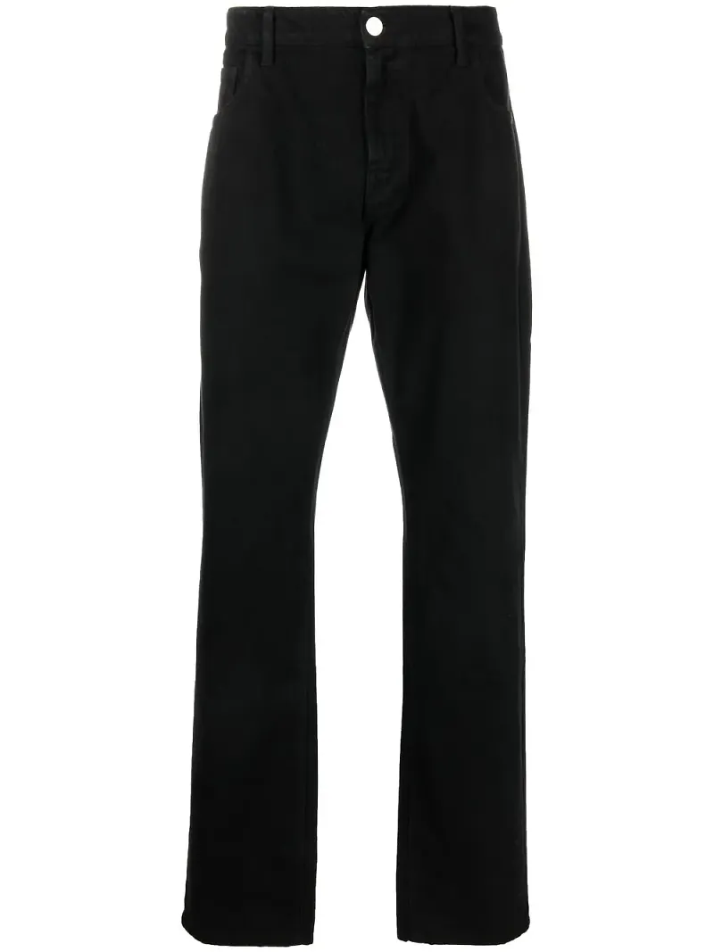 Raf Simons straight-jeans - Svart