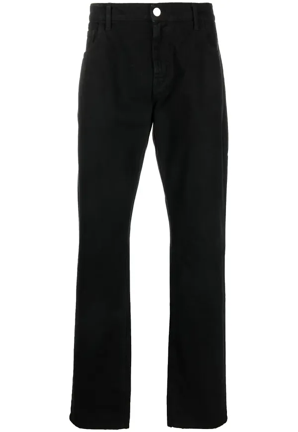 Raf Simons straight-jeans - Svart