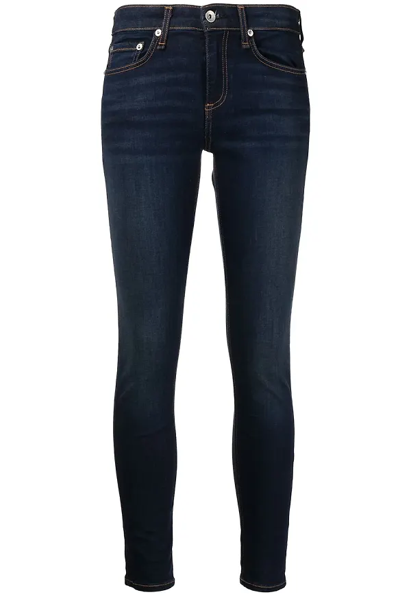 rag & bone slim fit-jeans - Blå