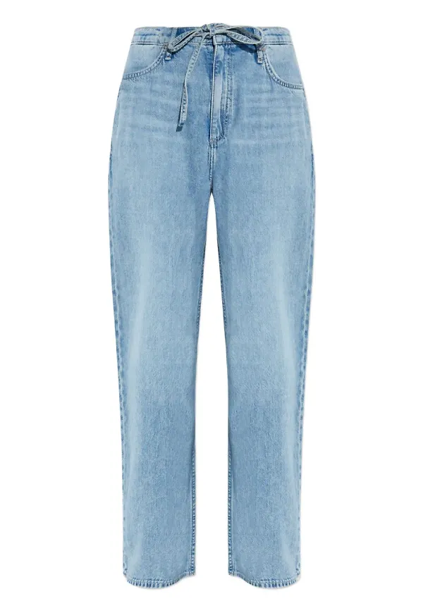 rag & bone jeans med vida ben - Blå