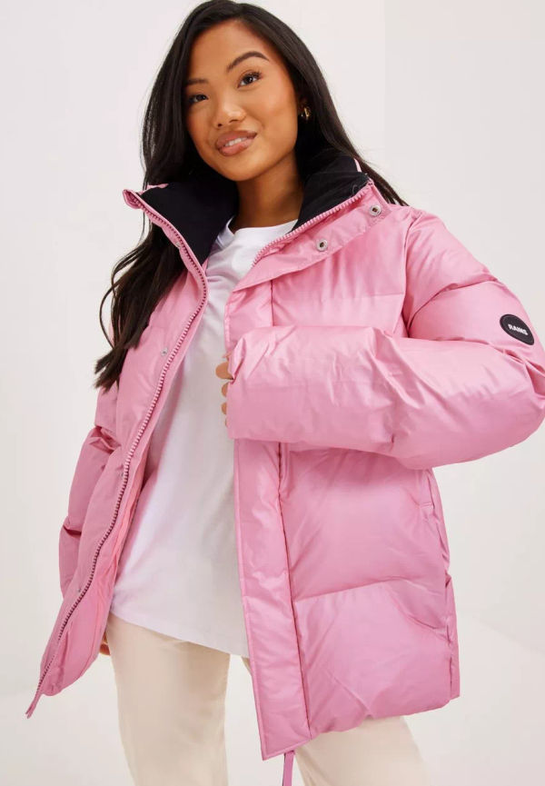 Rains - Pink Sky - Boxy Puffer Jacket