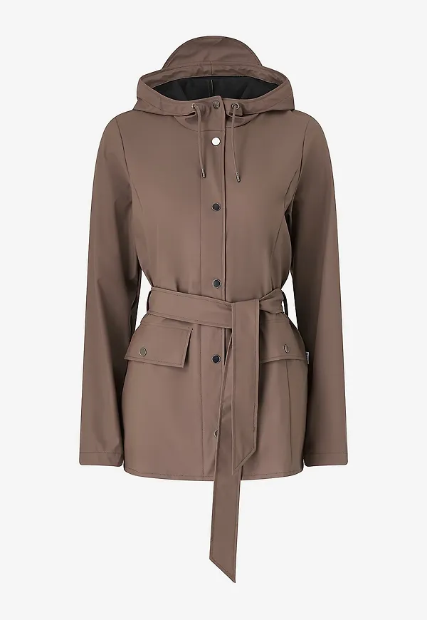 Rains - Regnjacka Curve Jacket W3 - Brun