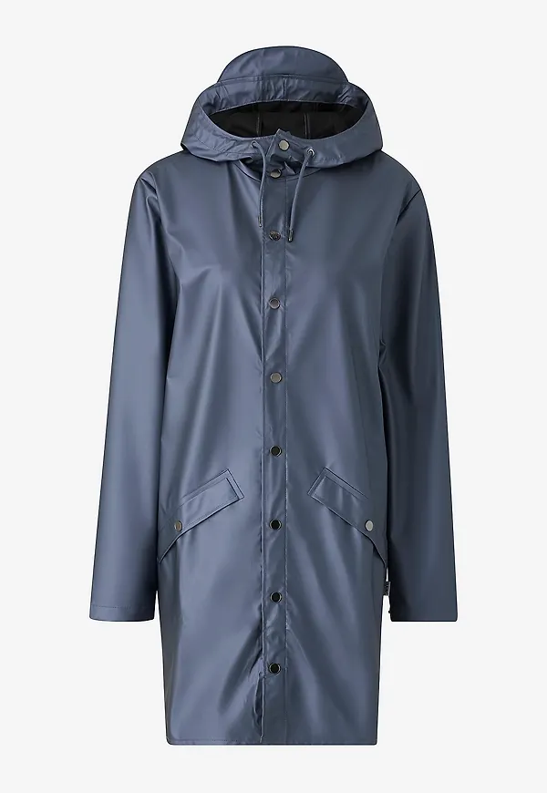 Rains - Regnjacka Long Jacket - Blå