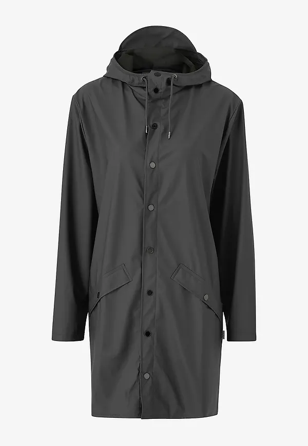 Rains - Regnjacka Long Jacket - Svart
