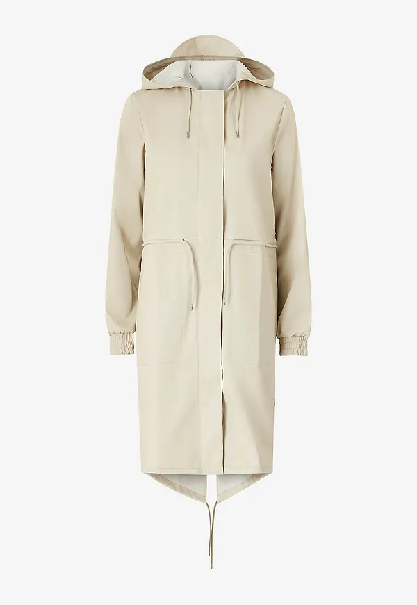 Rains - Regnparkas String W Parka - Beige