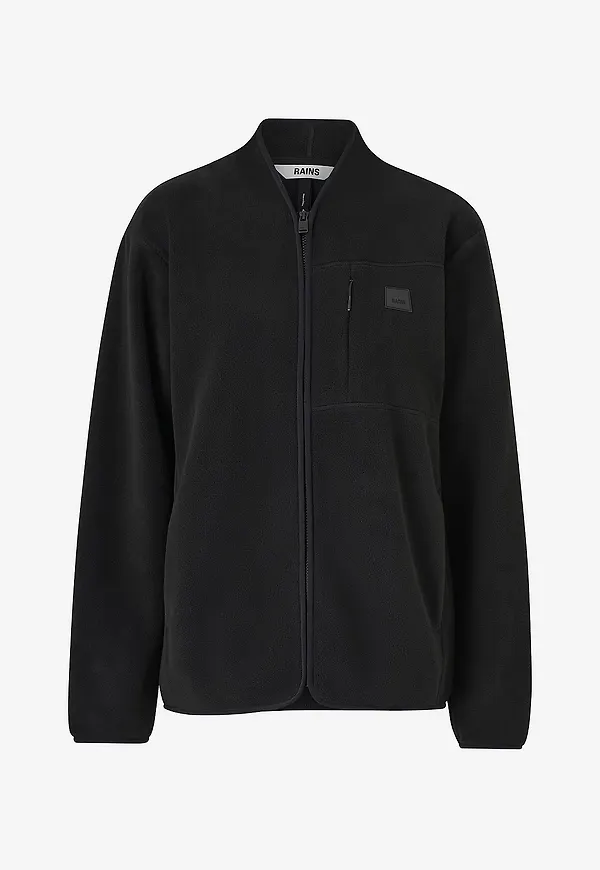 Rains - Fleecejacka Durban Fleece Jacket T1 - Svart