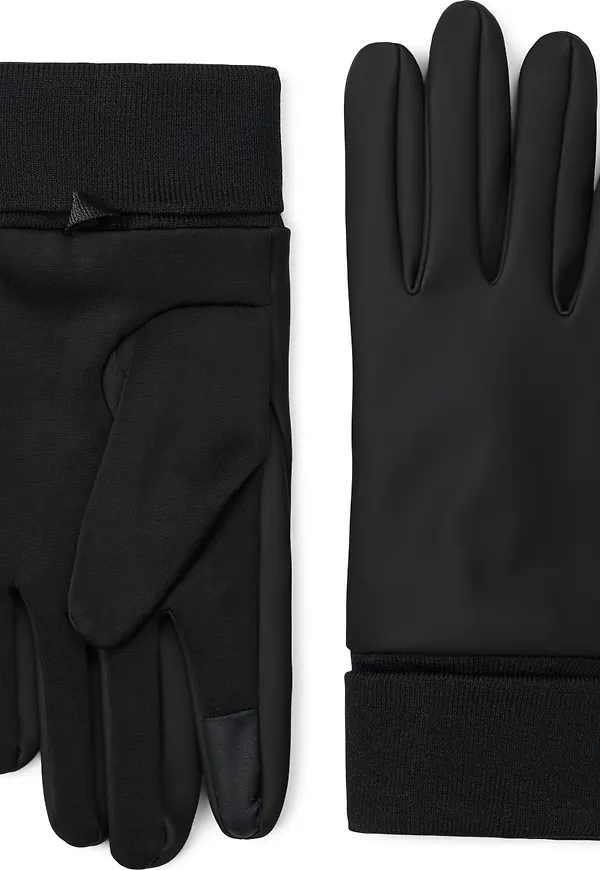 Rains Gloves Black