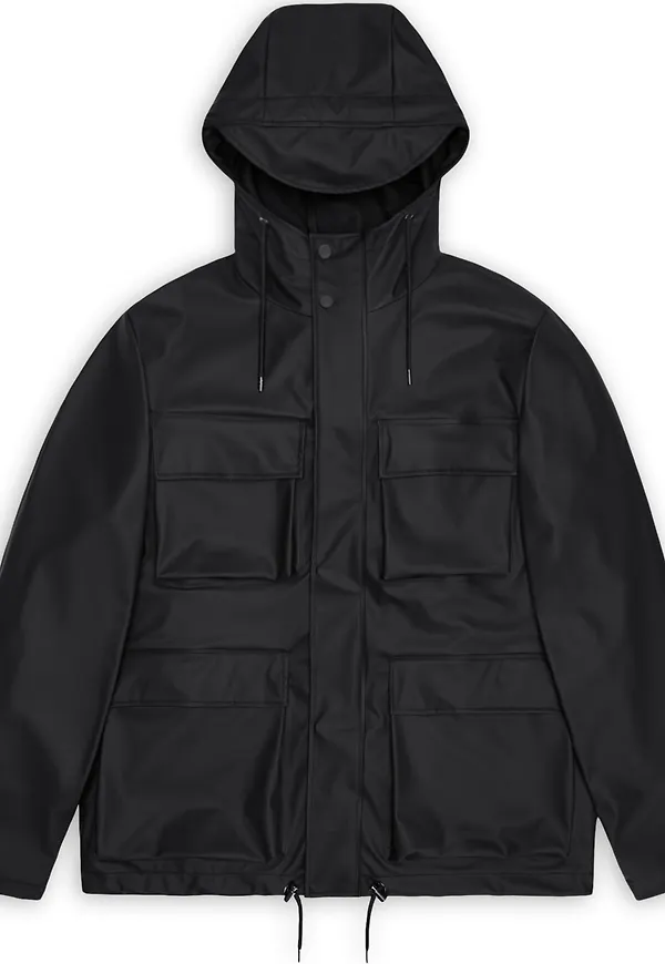 Rains Pocket Jacket W3 Black