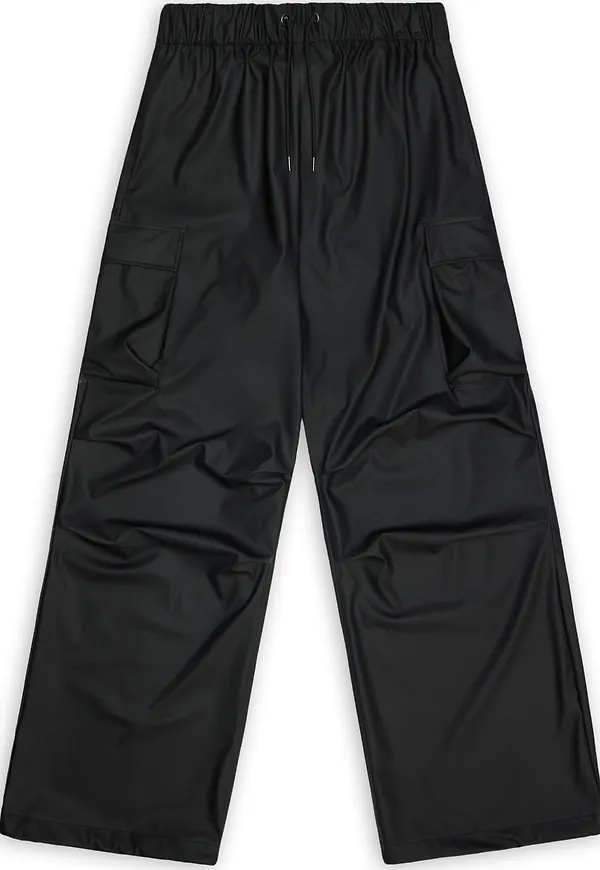 Rains Pocket Rain Pants Wide W3 Black