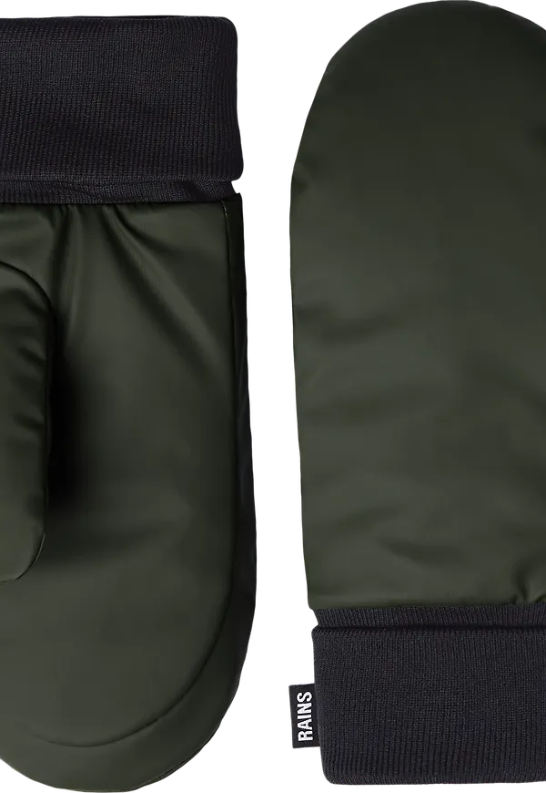 Rains Puffer Mittens Green