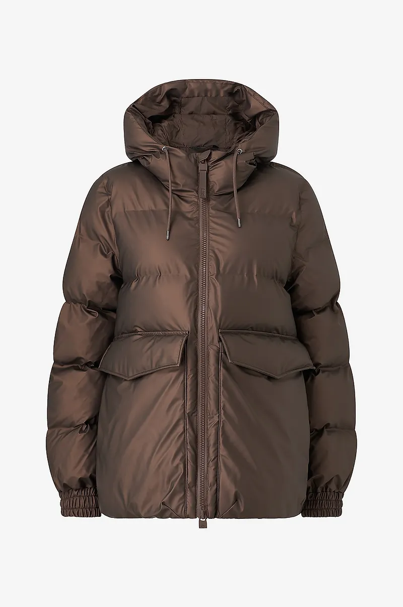 Rains - Pufferjacka Alta A-line Puffer W Jacket W3t3 - Brun
