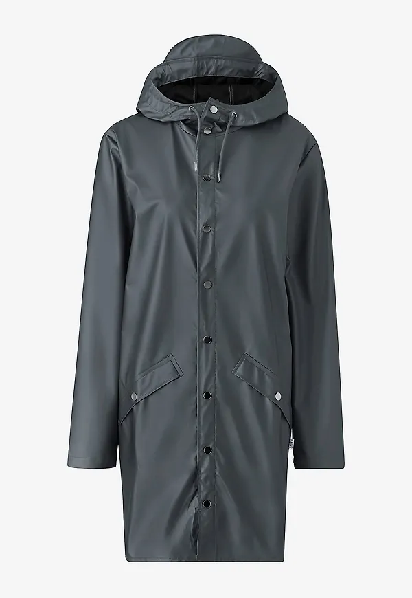 Rains - Regnjacka Long Jacket - Grå
