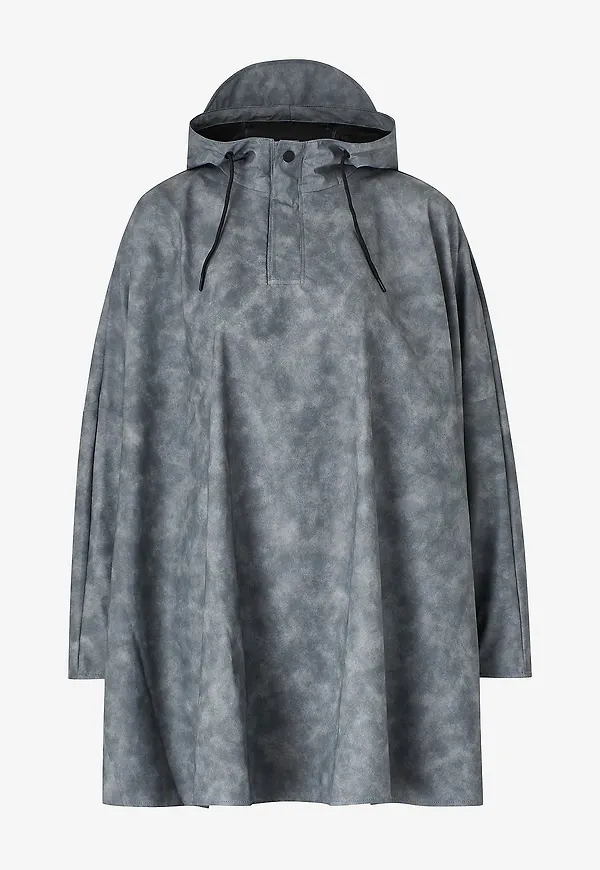 Rains - Regnponcho Cape W3 - Grå
