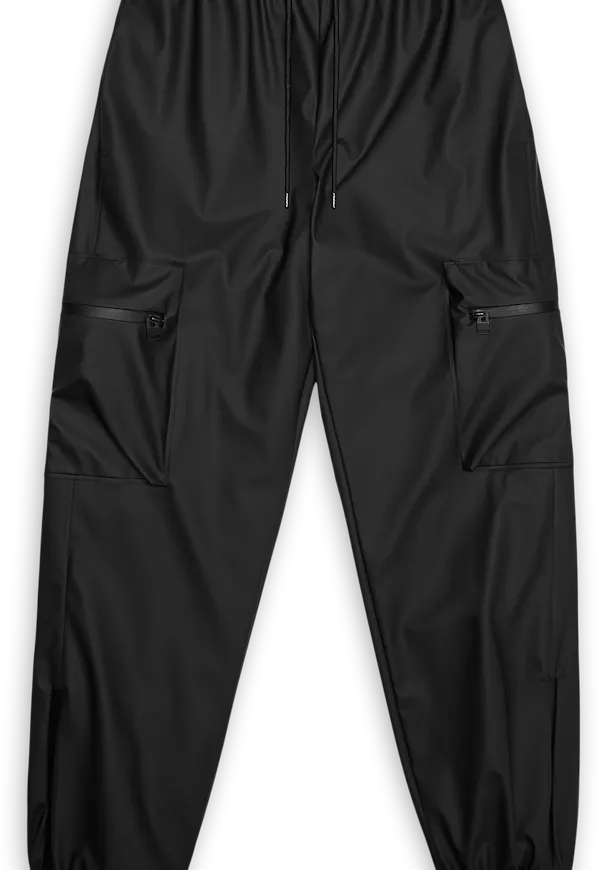 Rains Unisex Cargo Rain Pants Regular W3 Black