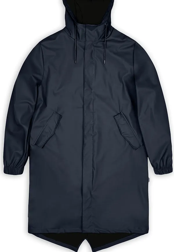Rains Unisex Fishtail Parka Navy