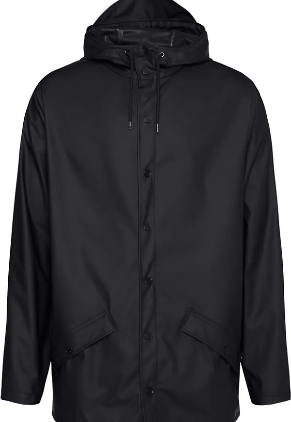 Rains Unisex Jacket Black