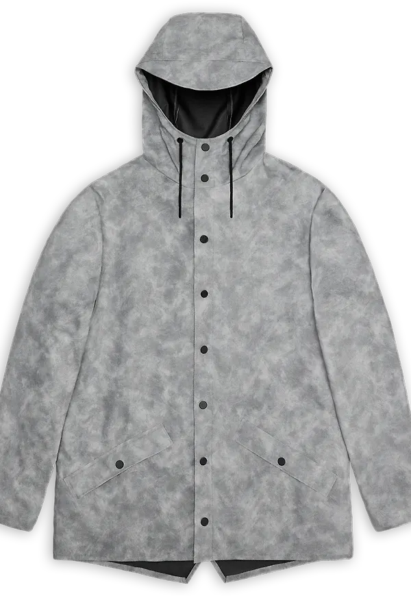 Rains Unisex Jacket Distressed Grey
