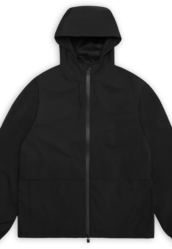 Rains Unisex Suva Hardshell Pocket Jacket Black