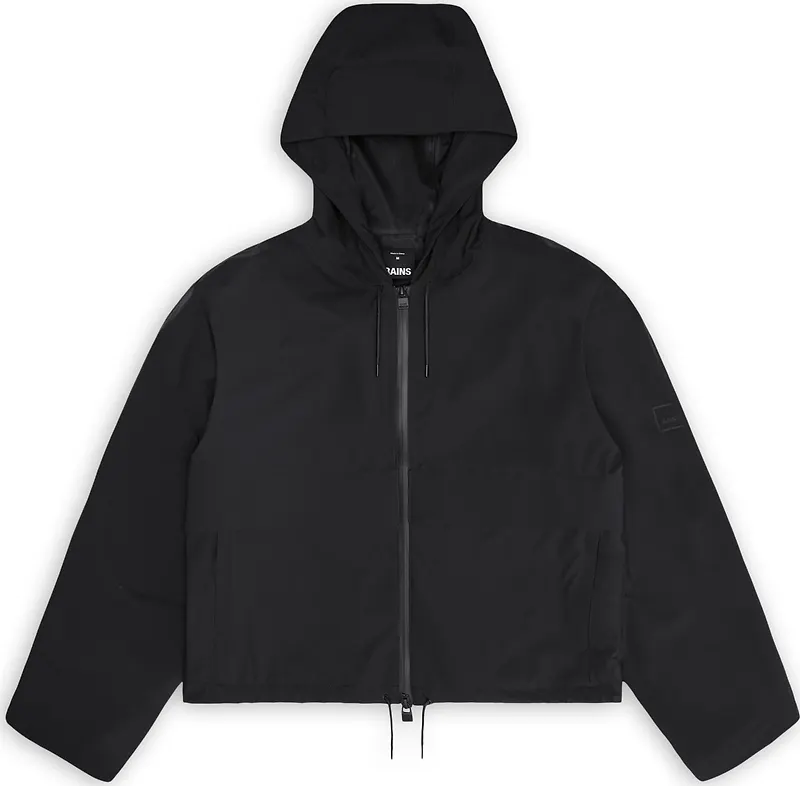 Rains Women's Suva Hardshell Short String Jacket W3 Black