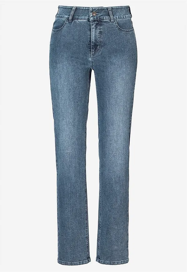 Raka jeans i stretchig denim Sara