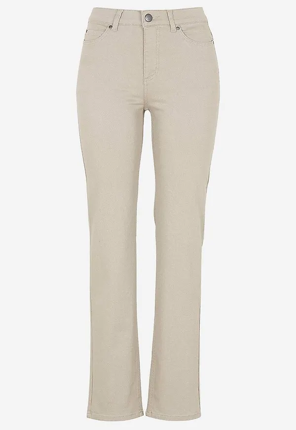 Raka jeans med femficksdesign