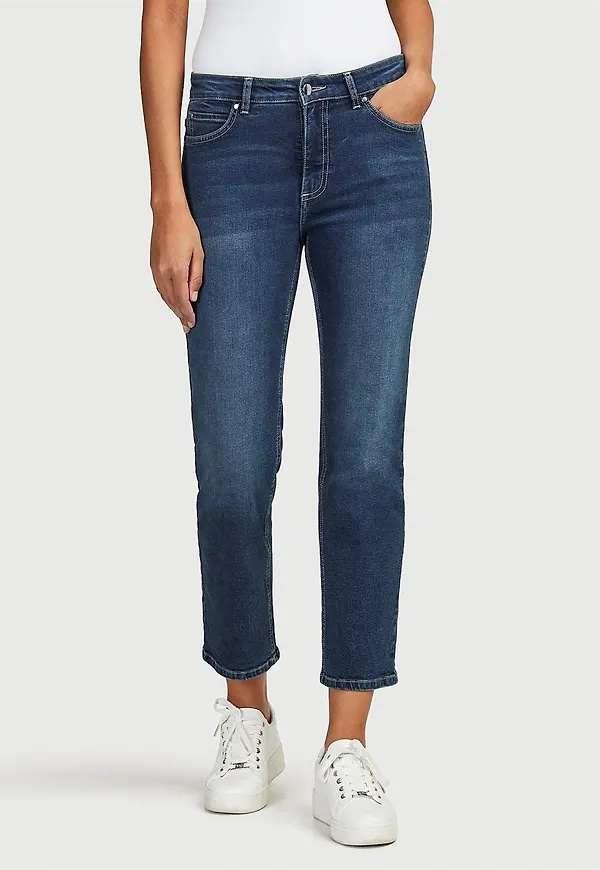 Raka jeans med femficksdesign Linnea