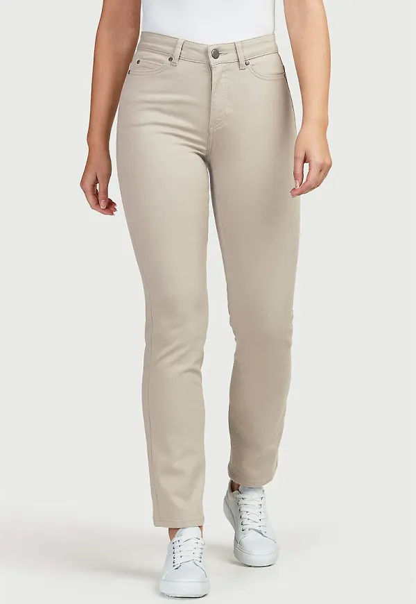 Raka jeans med femficksdesign Linnea