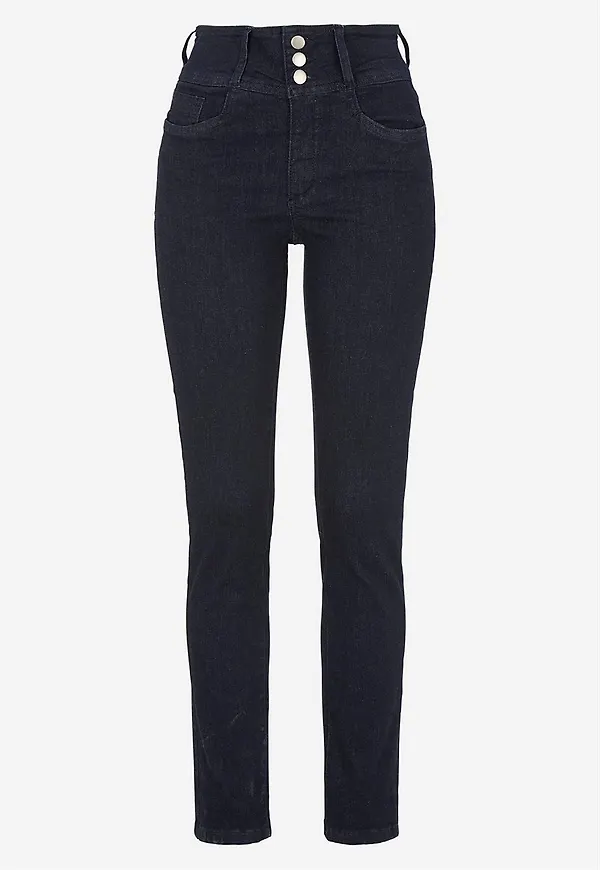 Smala jeans med hög midja - tre längder Jennifer