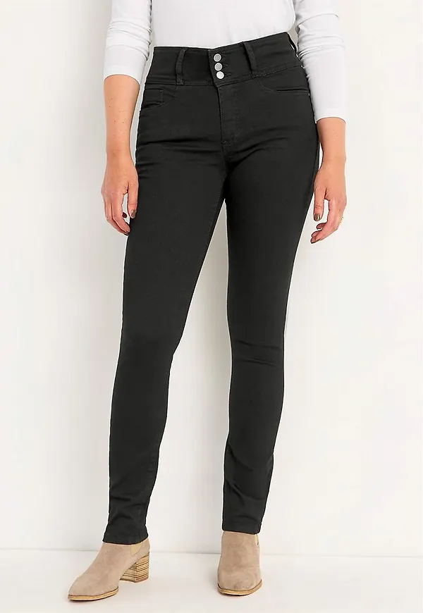 Smala jeans med hög midja - tre längder Jennifer