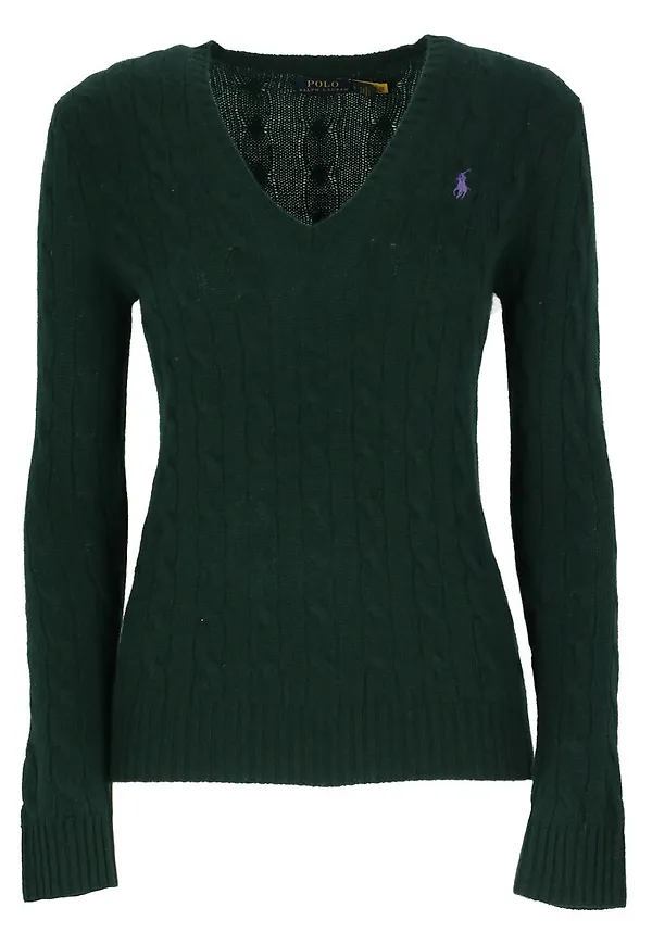 Ralph Lauren - Stickade tröjor & koftor - Grå - Dam - Storlek: L,M,S,Xs