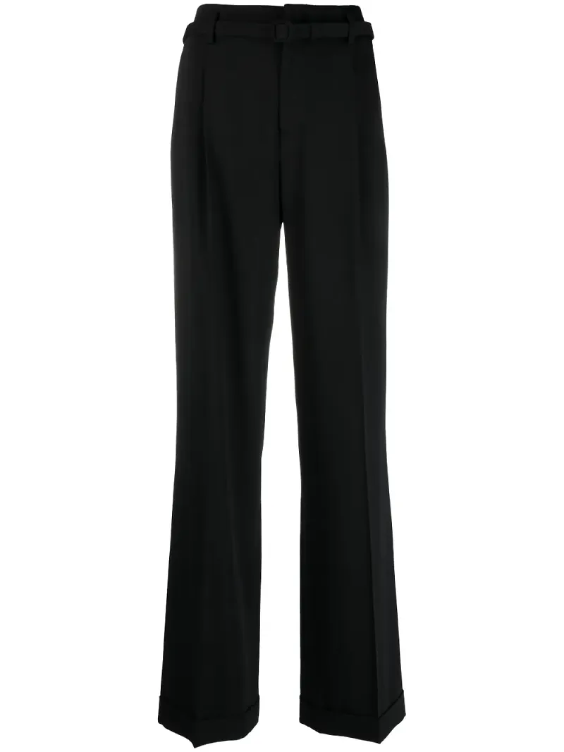 Ralph Lauren Collection finbyxor med hög midja - Svart