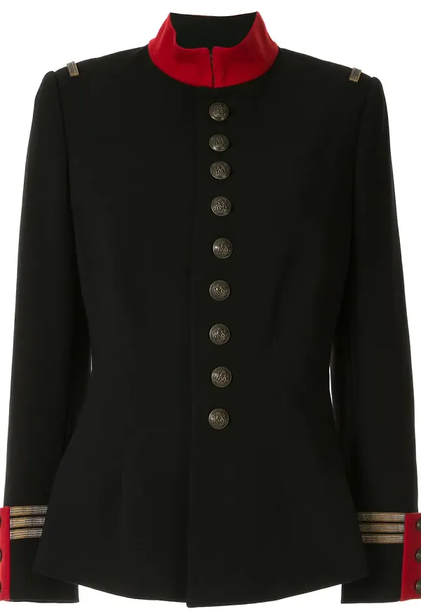 Ralph Lauren Collection inpassad militärjacka - Svart