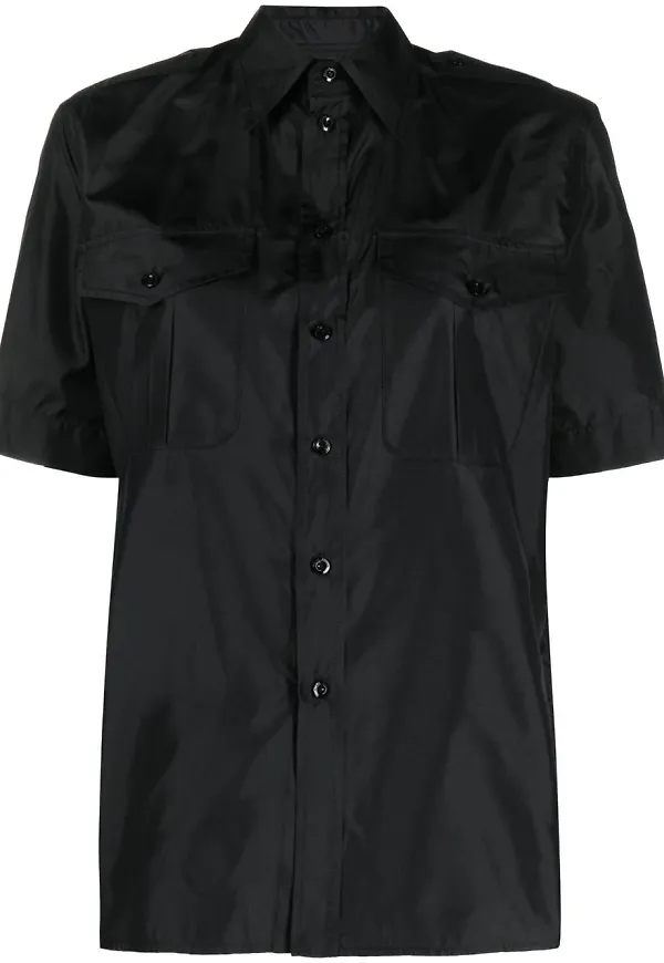 Ralph Lauren Collection kortärmad skjorta - Svart