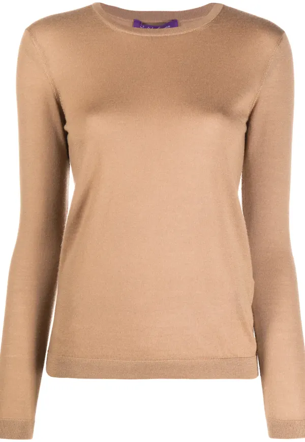 Ralph Lauren Collection pullover med rundad hals - Brun