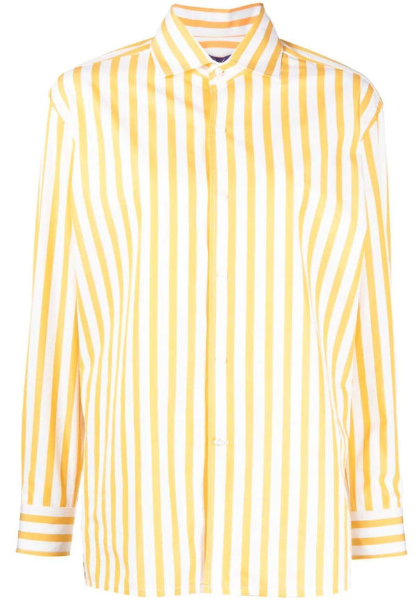 Ralph Lauren Collection randig skjorta - Gul