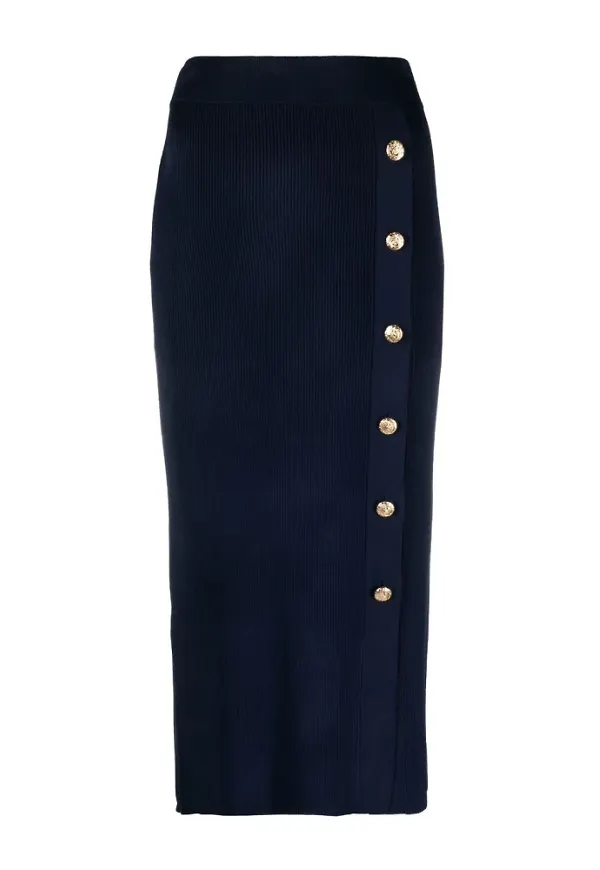 Ralph Lauren Midi kjol Blå, Dam