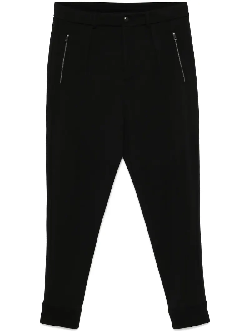 Ralph Lauren Purple Label plisserade byxor - Svart