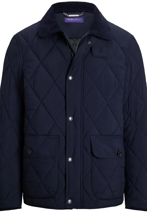 Ralph Lauren Purple Label vadderad jacka - Blå