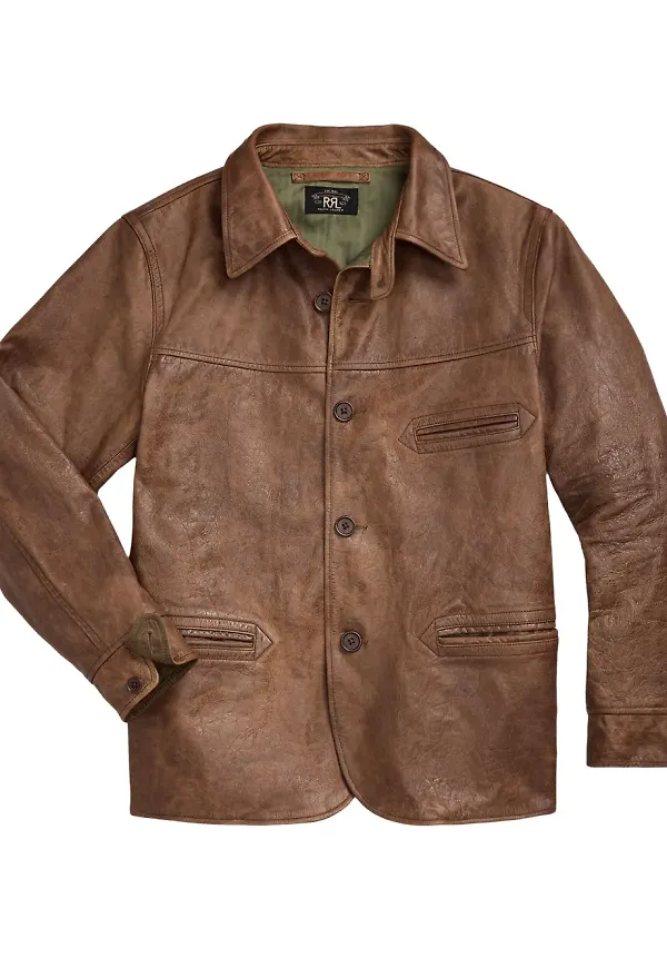 Ralph Lauren RRL Bradley skinnjacka - Brun