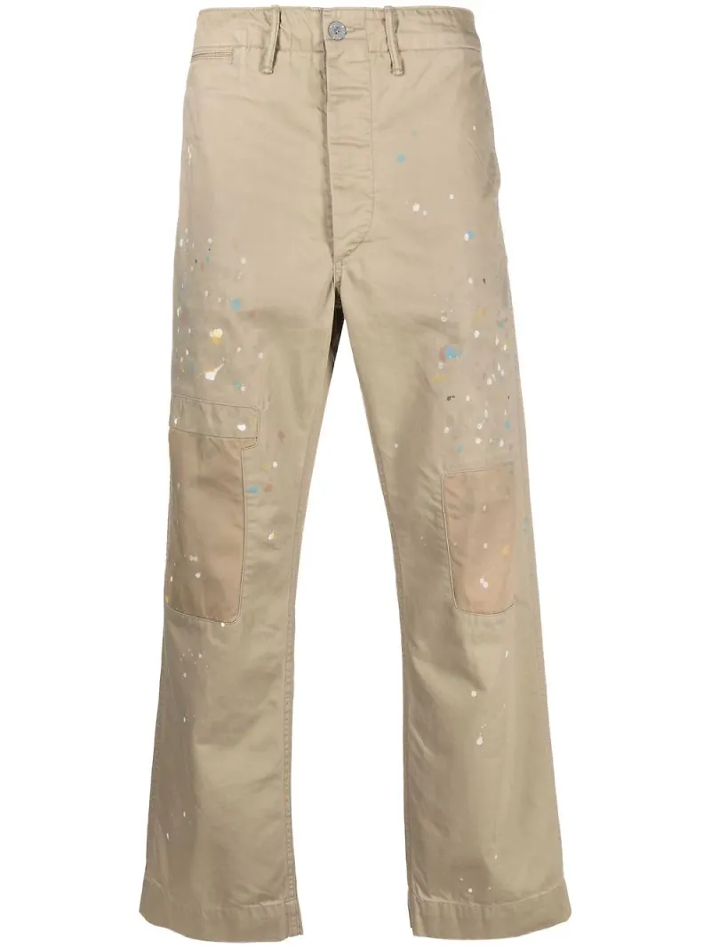 Ralph Lauren RRL byxor med färgstänk - Neutral