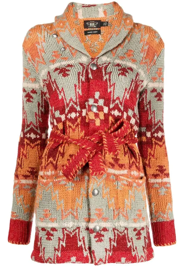 Ralph Lauren RRL kappa i jacquard - Röd
