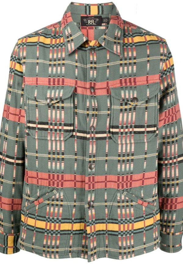Ralph Lauren RRL mönstrad skjorta - Grön